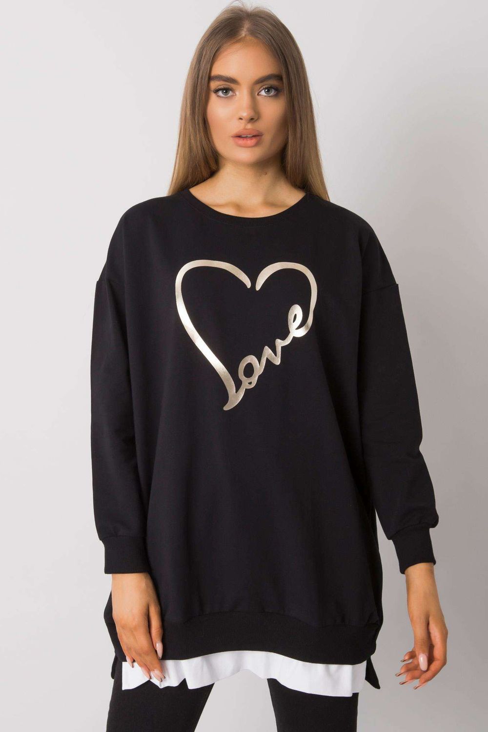 Blouse femme Rue Paris Tunique Tunique — noir
