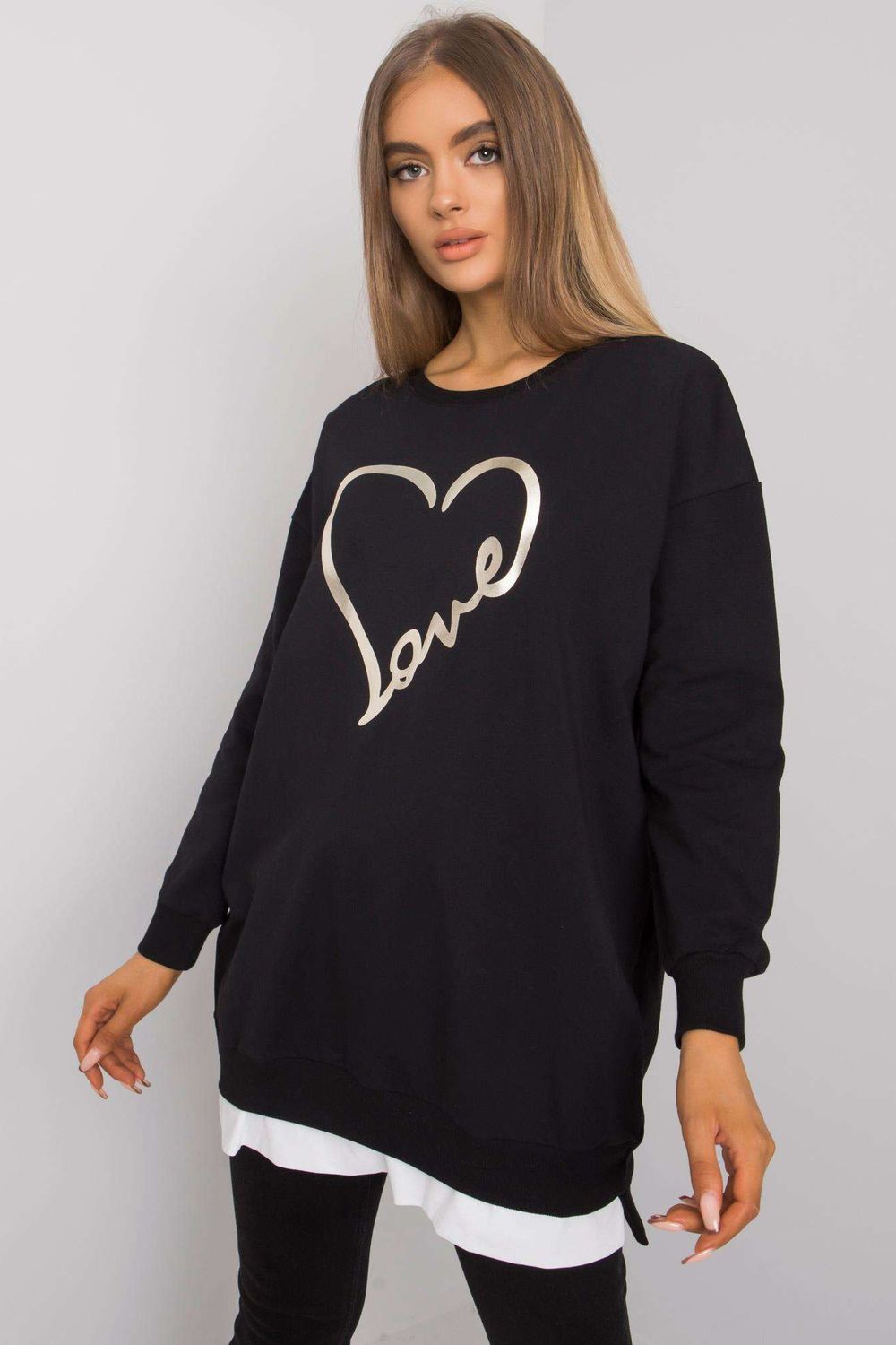 Blouse femme Rue Paris Tunique Tunique — noir