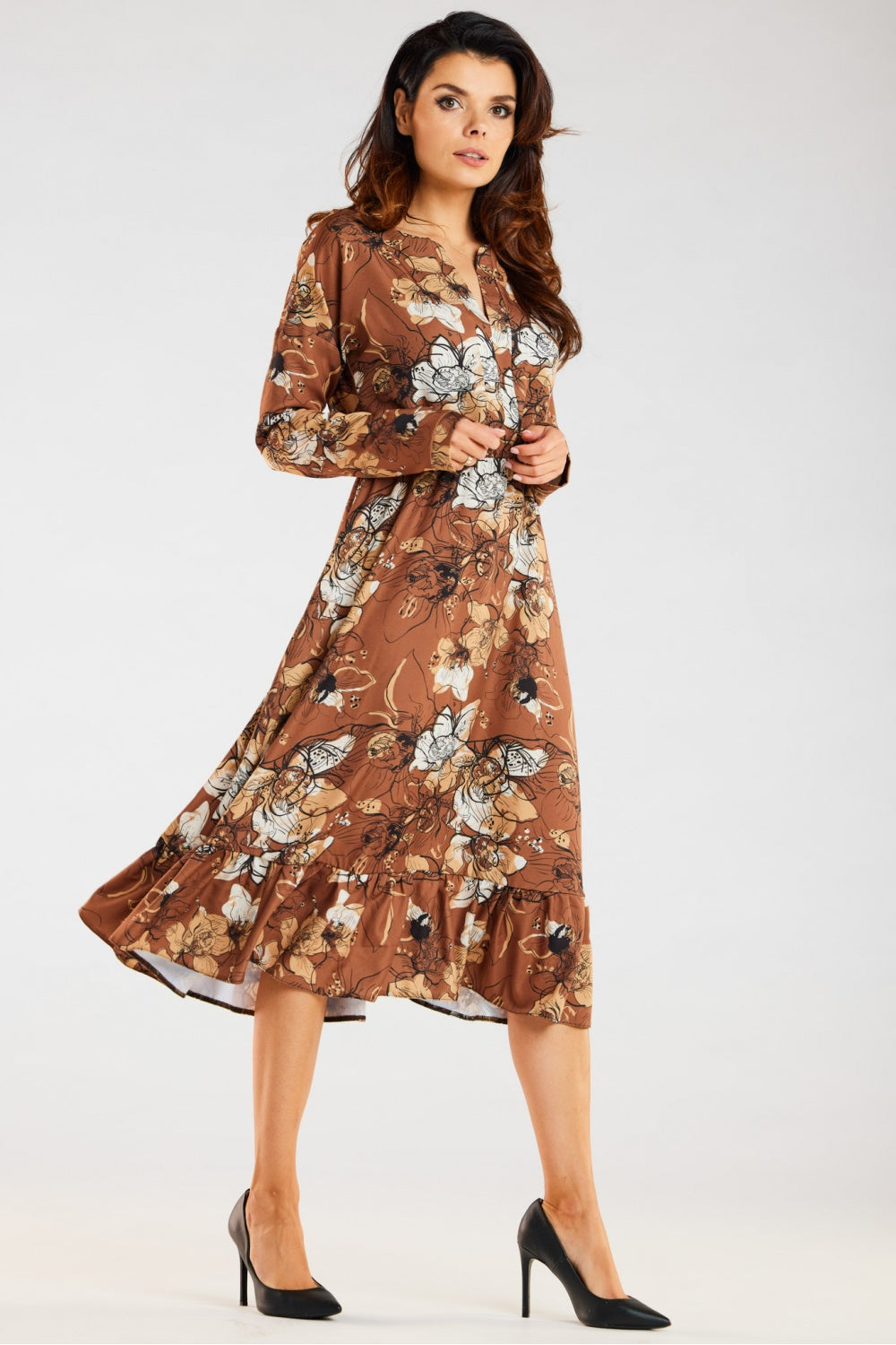 Robe femme awama De Jour De — brun