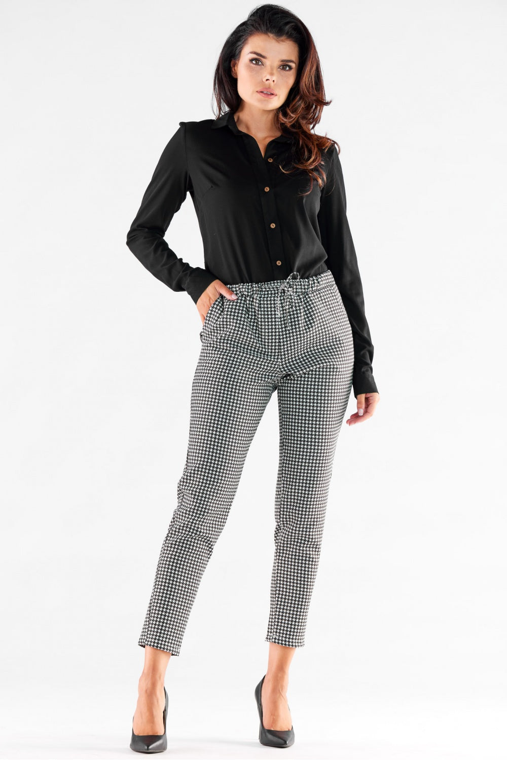 Chaussures à talons femme awama Pantalon Pantalon — noir