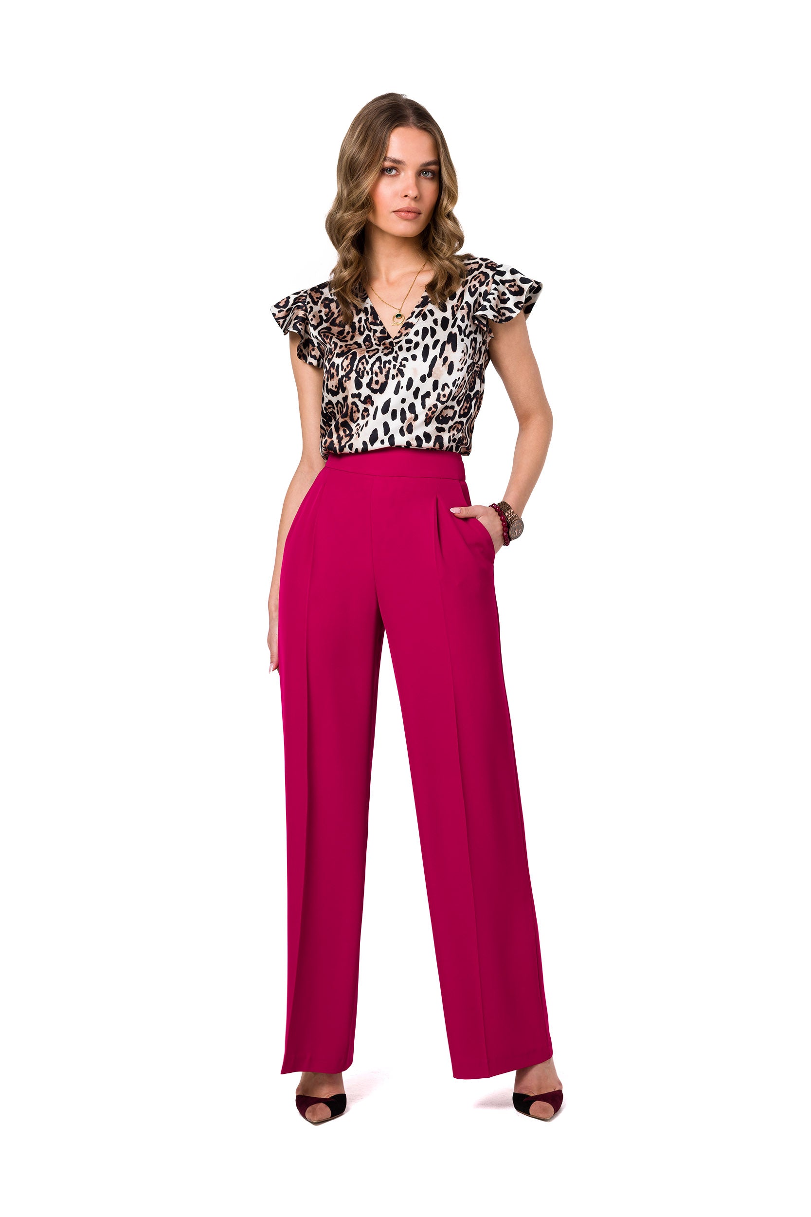 Chaussures à talons femme Stylove Pantalon Pantalon — violet