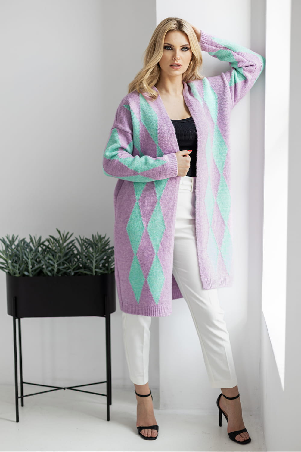 Cardigan femme PeeKaBoo — multicouleur