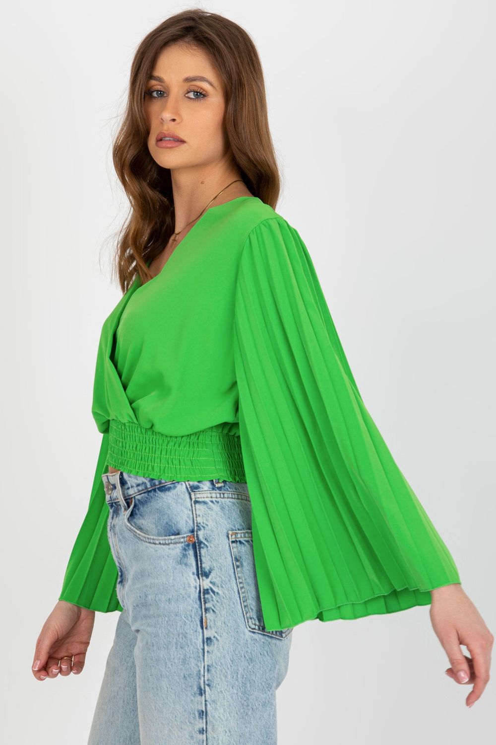 Blouse femme Italy Moda Chemisier Chemisier — vert