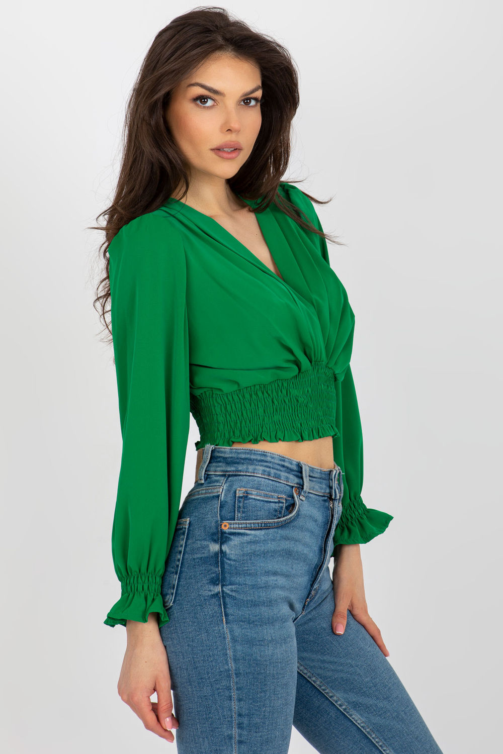 Blouse femme Italy Moda Chemisier Chemisier — vert