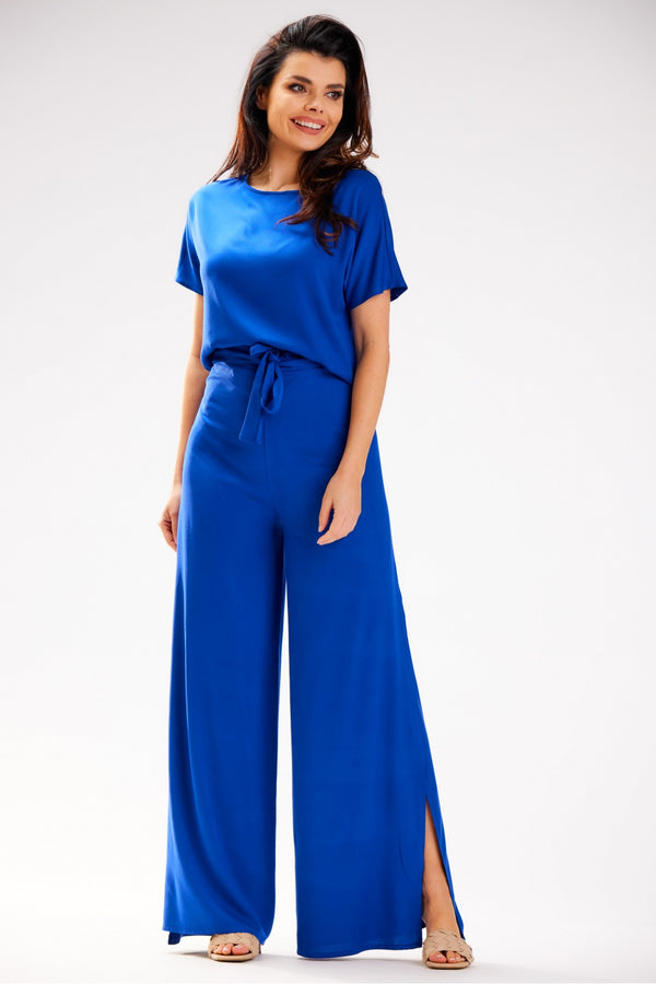 Chaussures à talons femme awama Pantalon Pantalon — bleu
