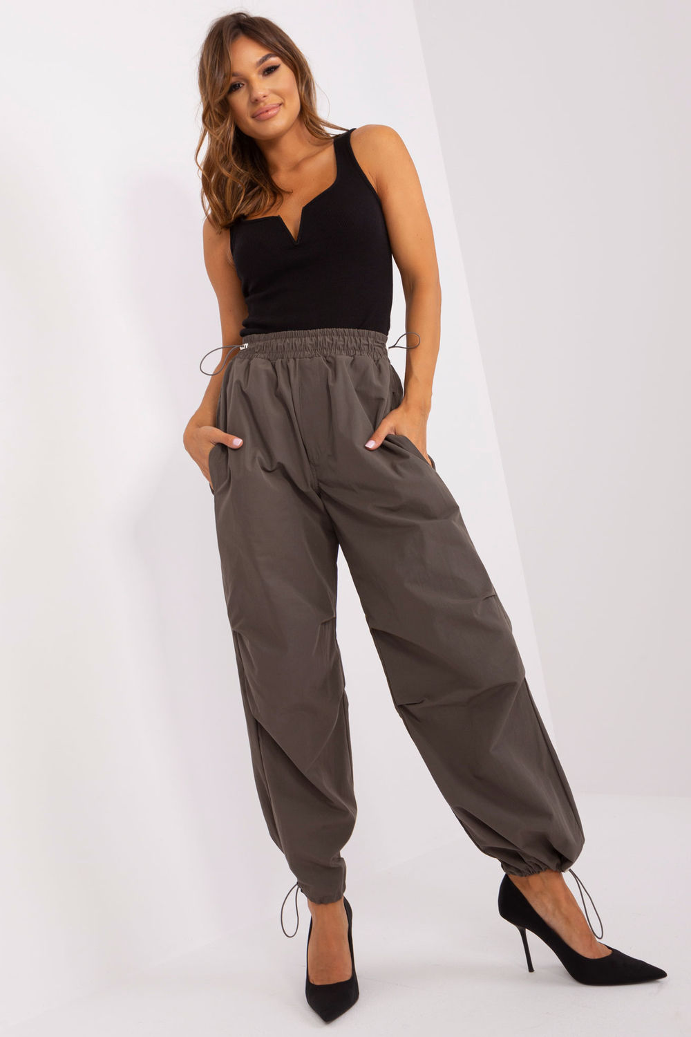 Chaussures à talons femme Och Bella Pantalon Pantalon — vert