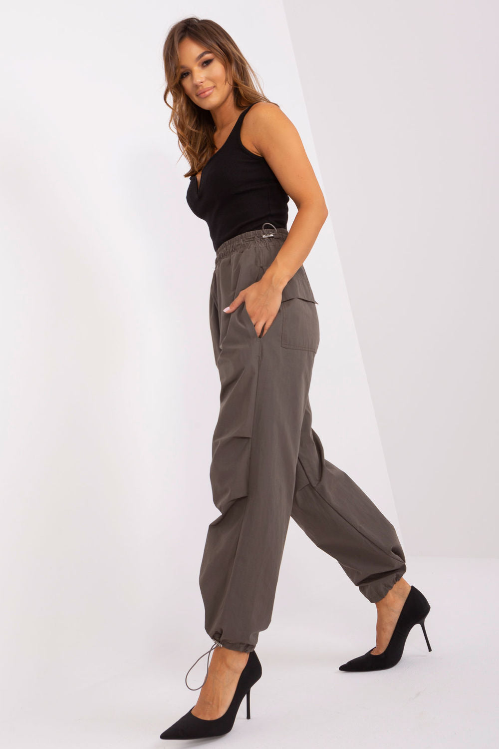 Chaussures à talons femme Och Bella Pantalon Pantalon — vert