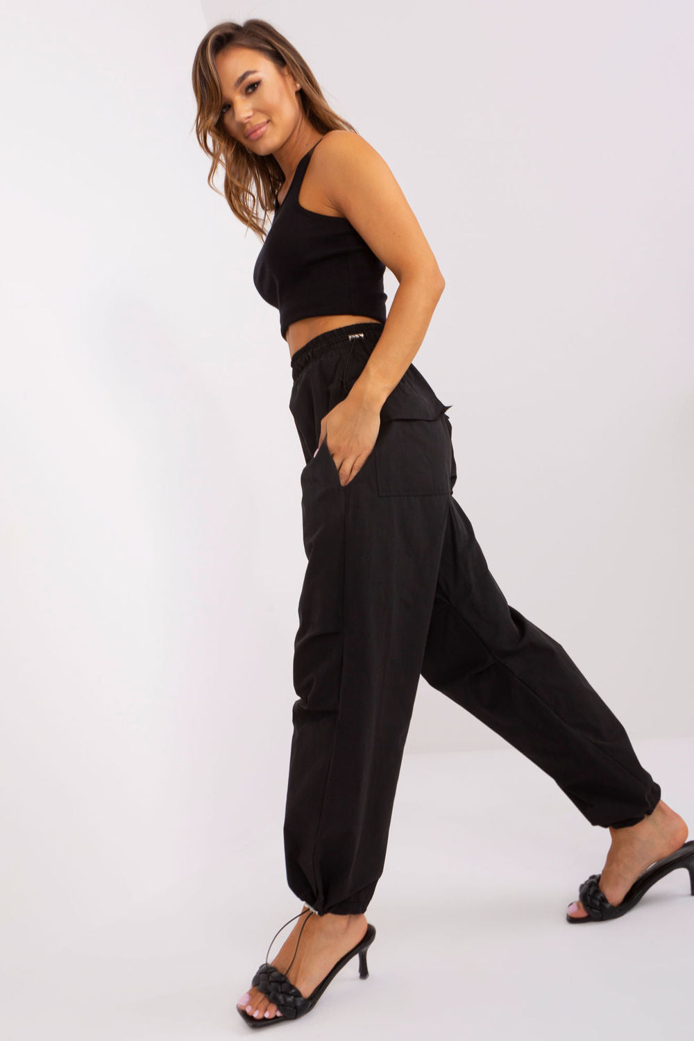 Chaussures à talons femme Och Bella Pantalon Pantalon — noir