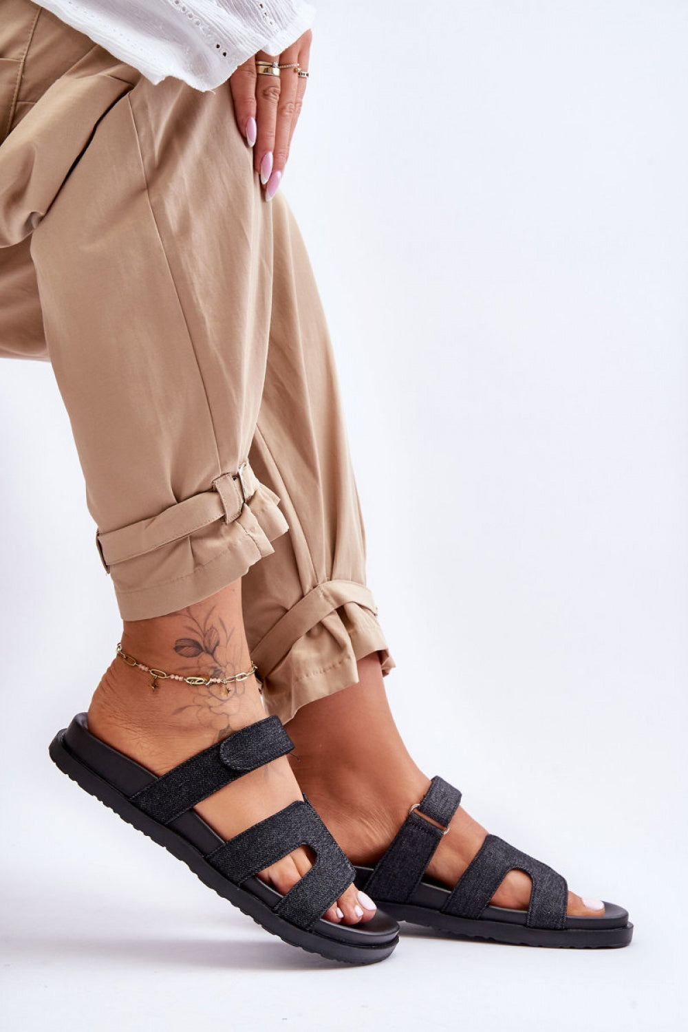 Sandales femme Step in style Clacquettes Clacquettes — noir