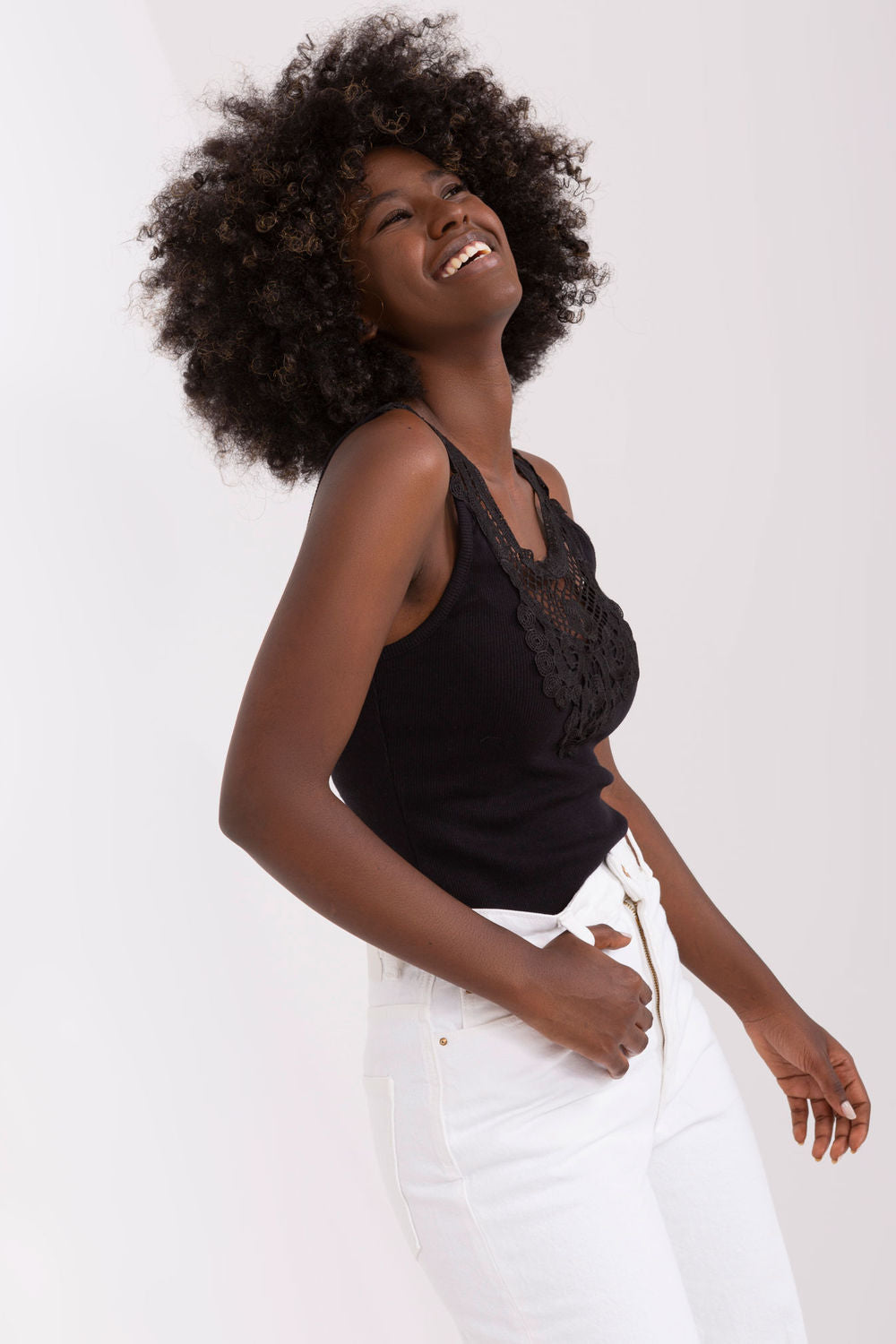 Maillot de bain femme Och Bella Top Top — noir