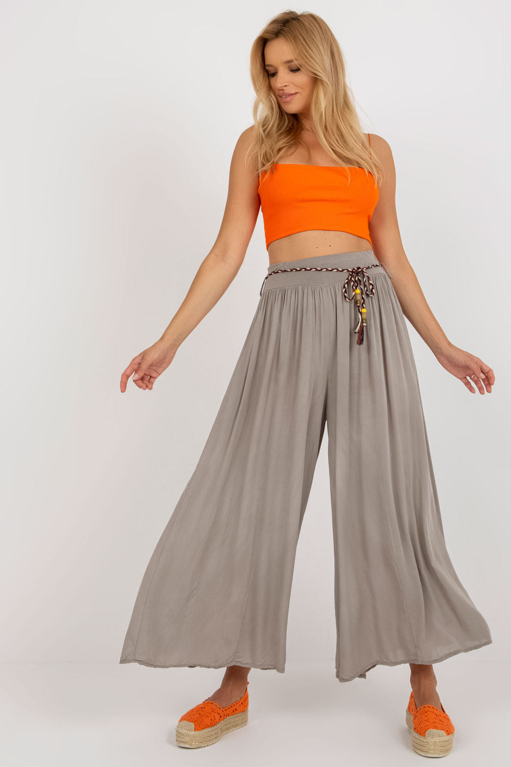Chaussures à talons femme Och Bella Pantalon Pantalon — beige