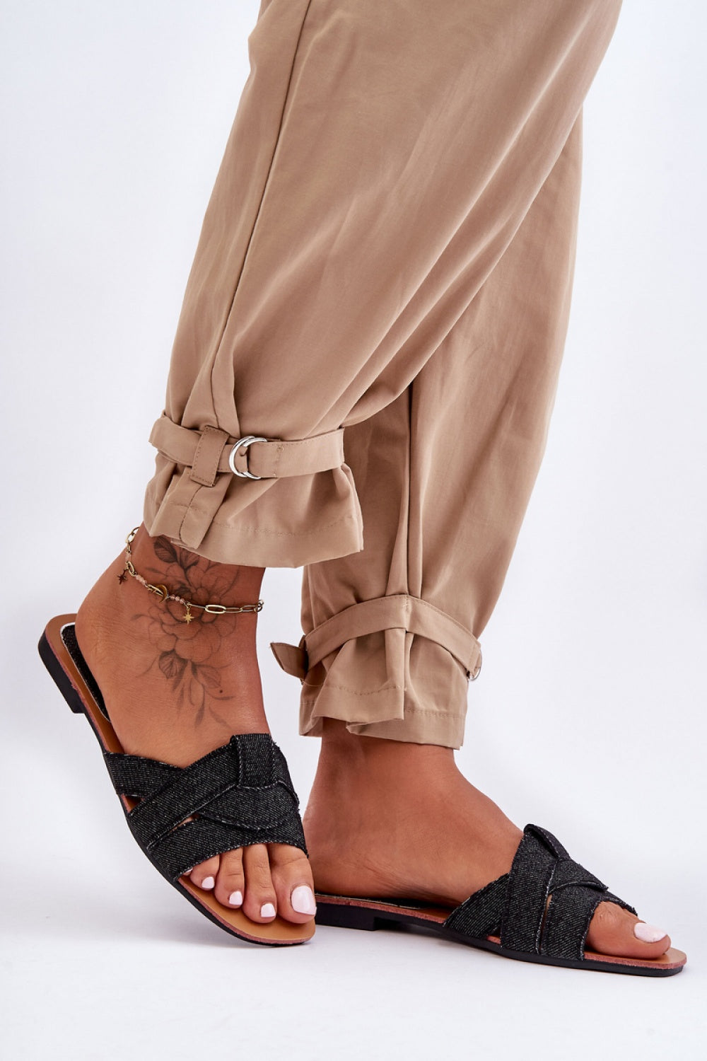Sandales femme Step in style Clacquettes Clacquettes — noir