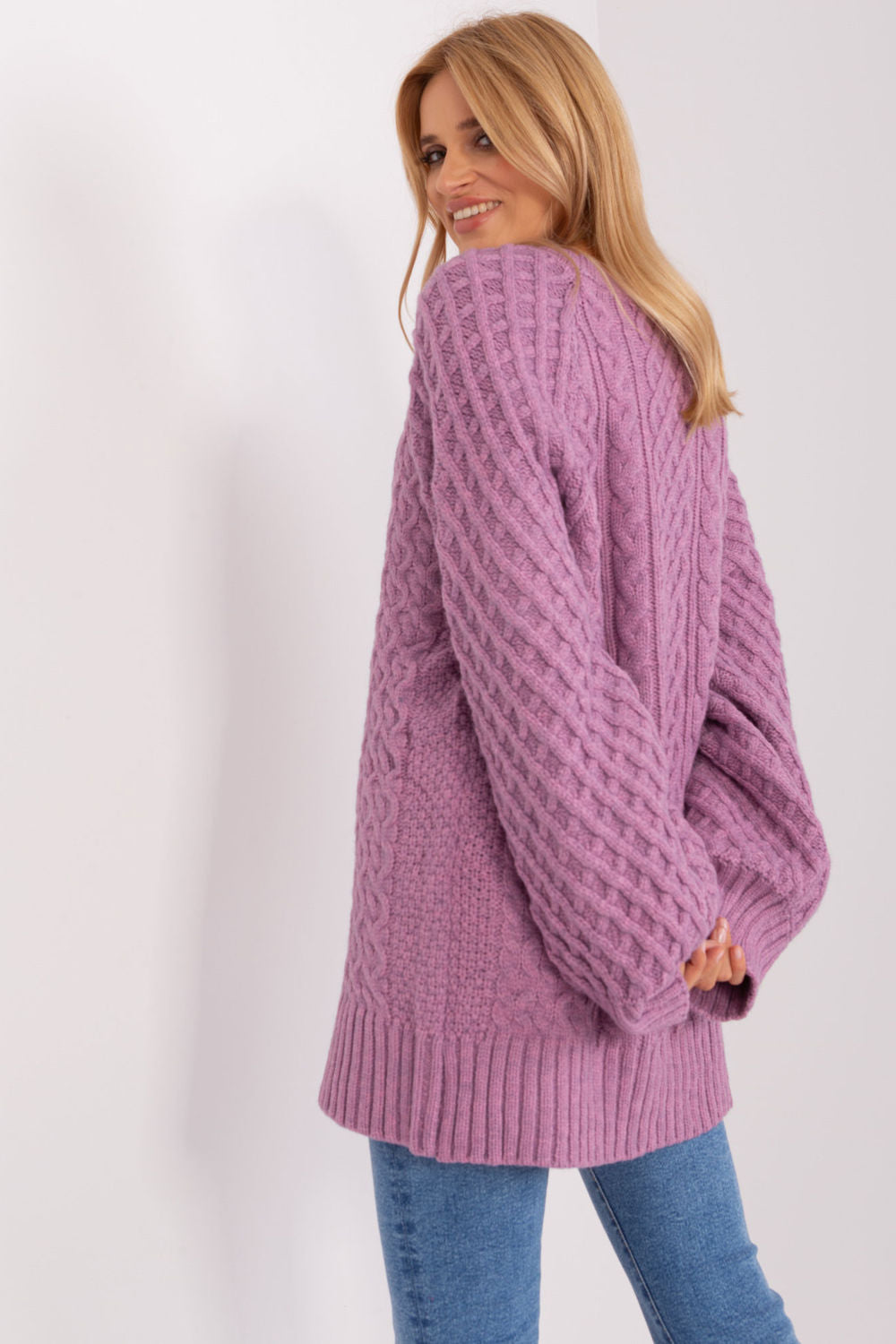Pull femme AT Chandail Long Chandail — violet