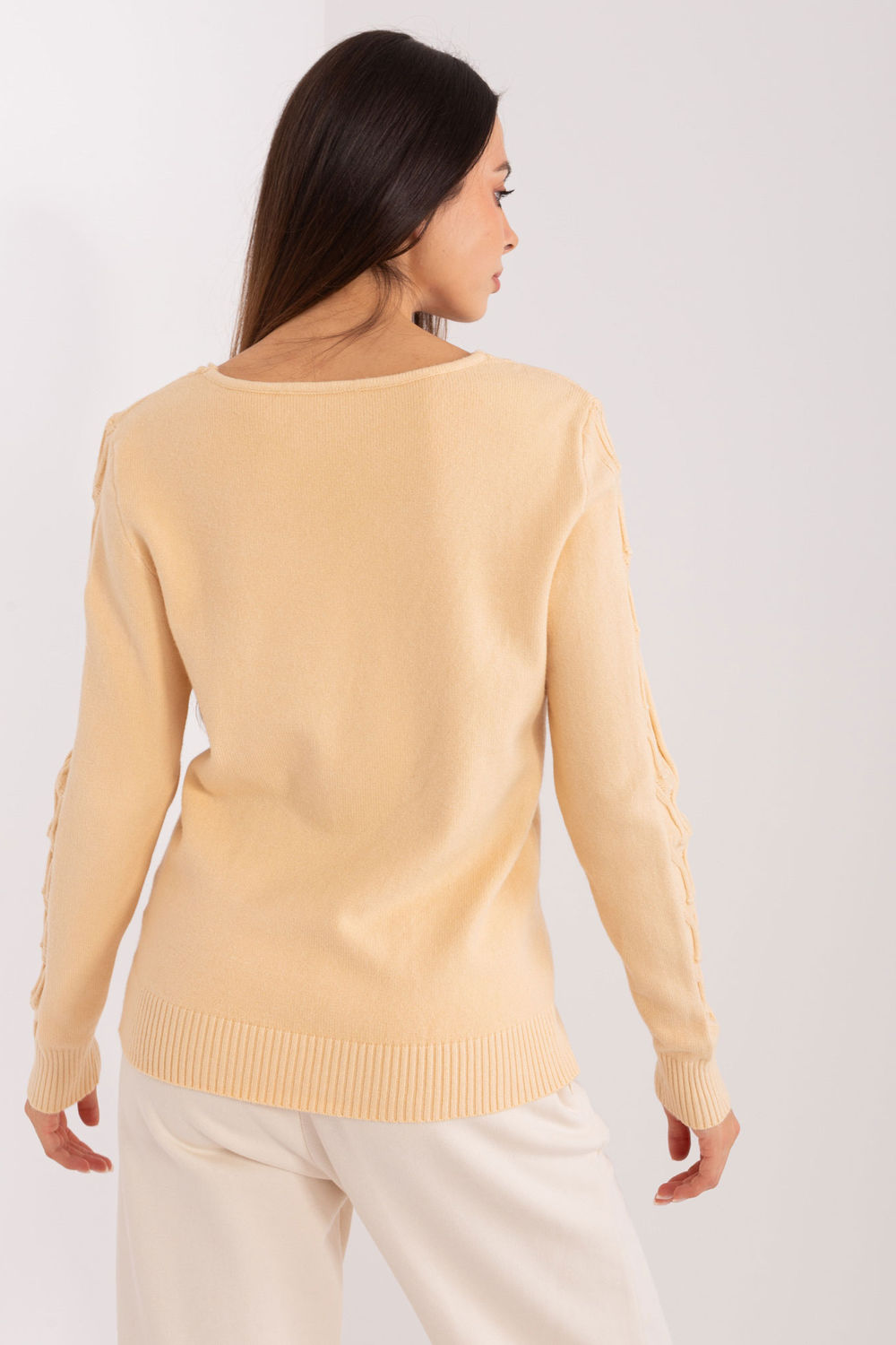 Pull femme AT Chandail Chandail — beige