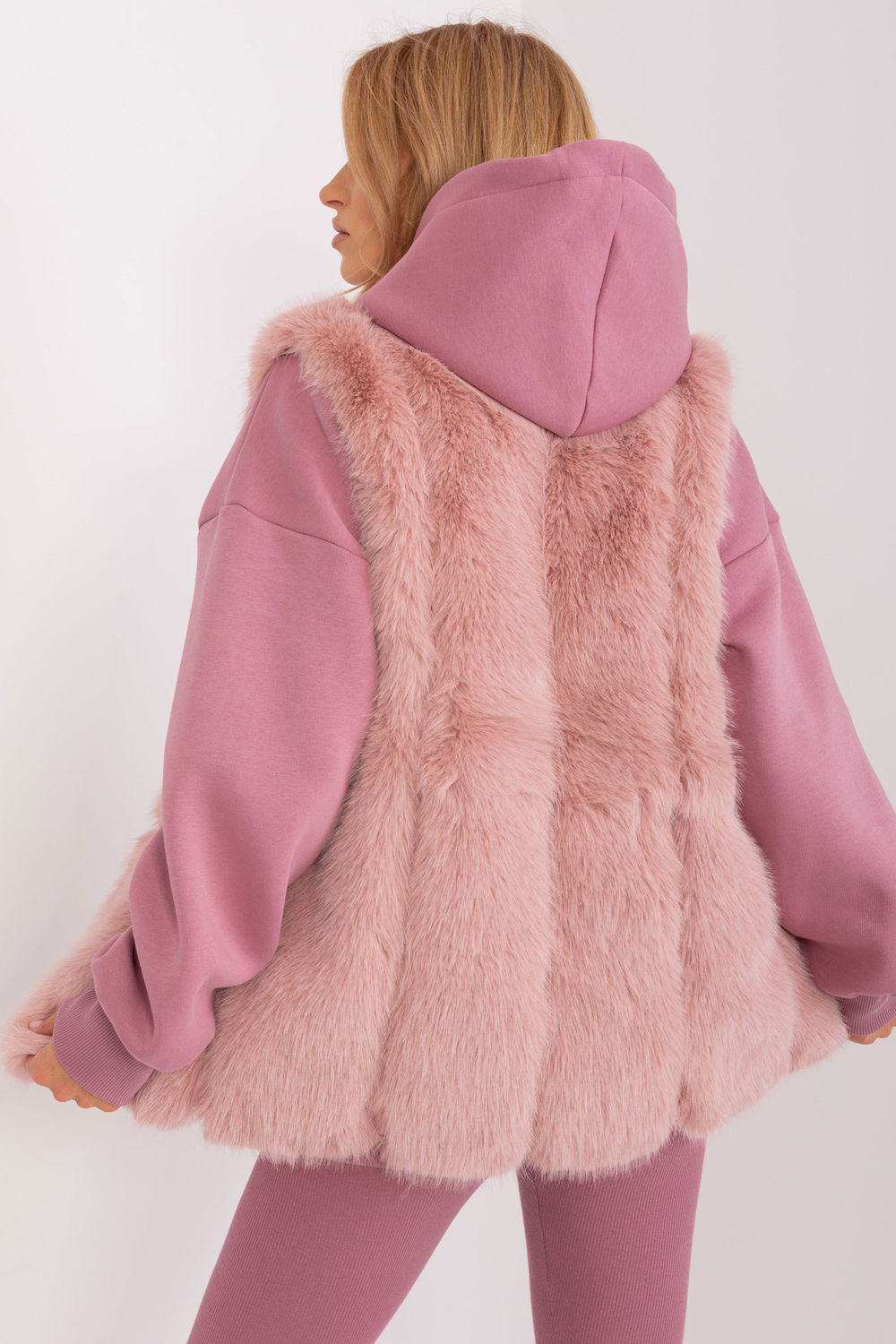 Gilet femme AT — rosé