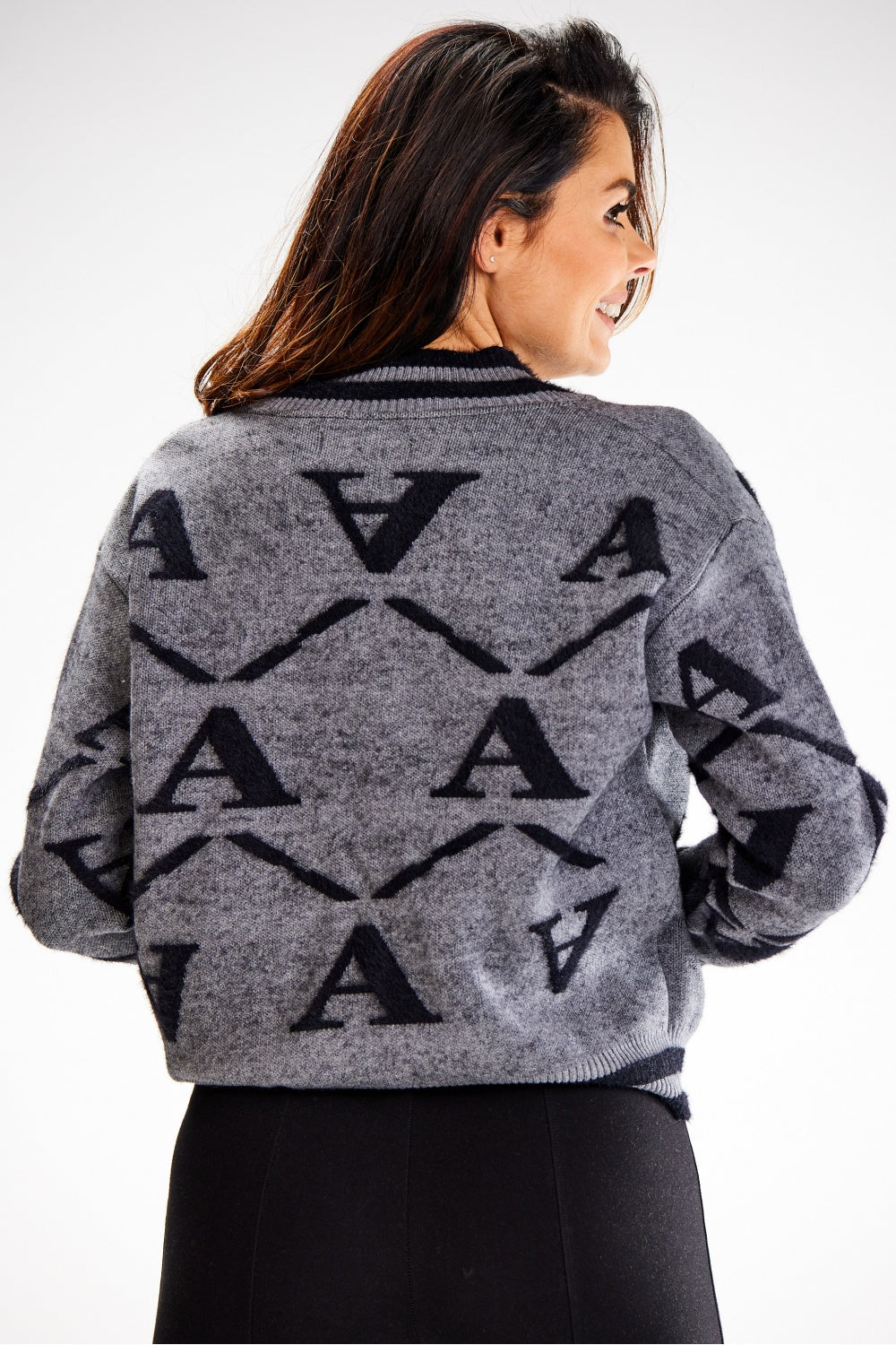 Cardigan femme awama — gris