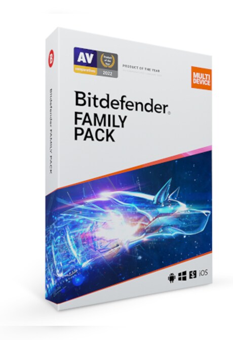 Bitdefender Total Security Family Pack 2023 (PC, Mac) (15 Devices, 1 Year) - Bitdefender Key - UNITED KINGDOM