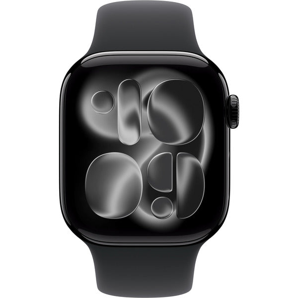 Apple Watch gris, Aluminium, 42 mm, bracelet sport noir S/M - Apple