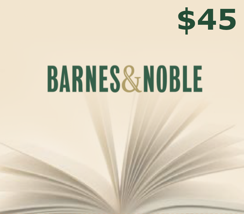 Barnes and Noble $45 Gift Card