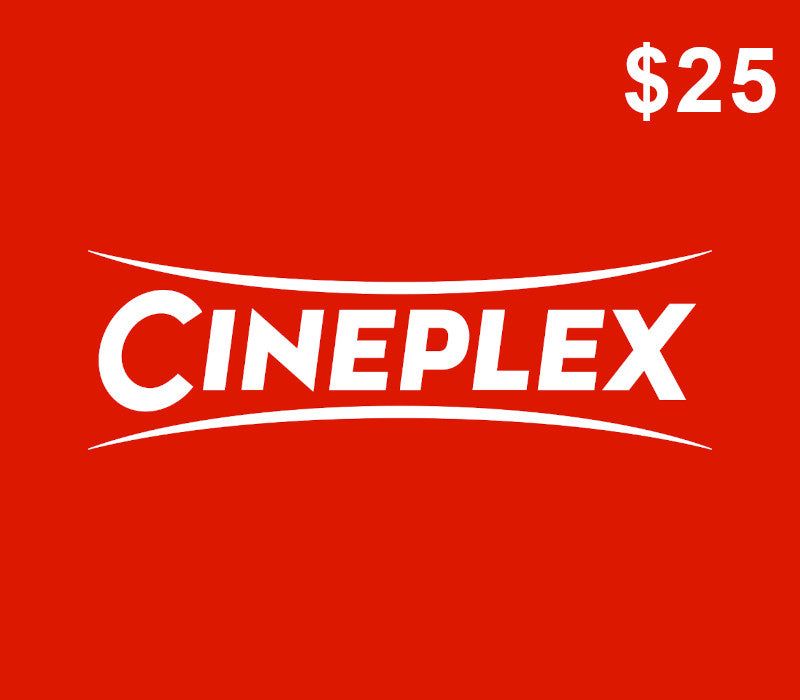 Cineplex $25 Gift Card CA