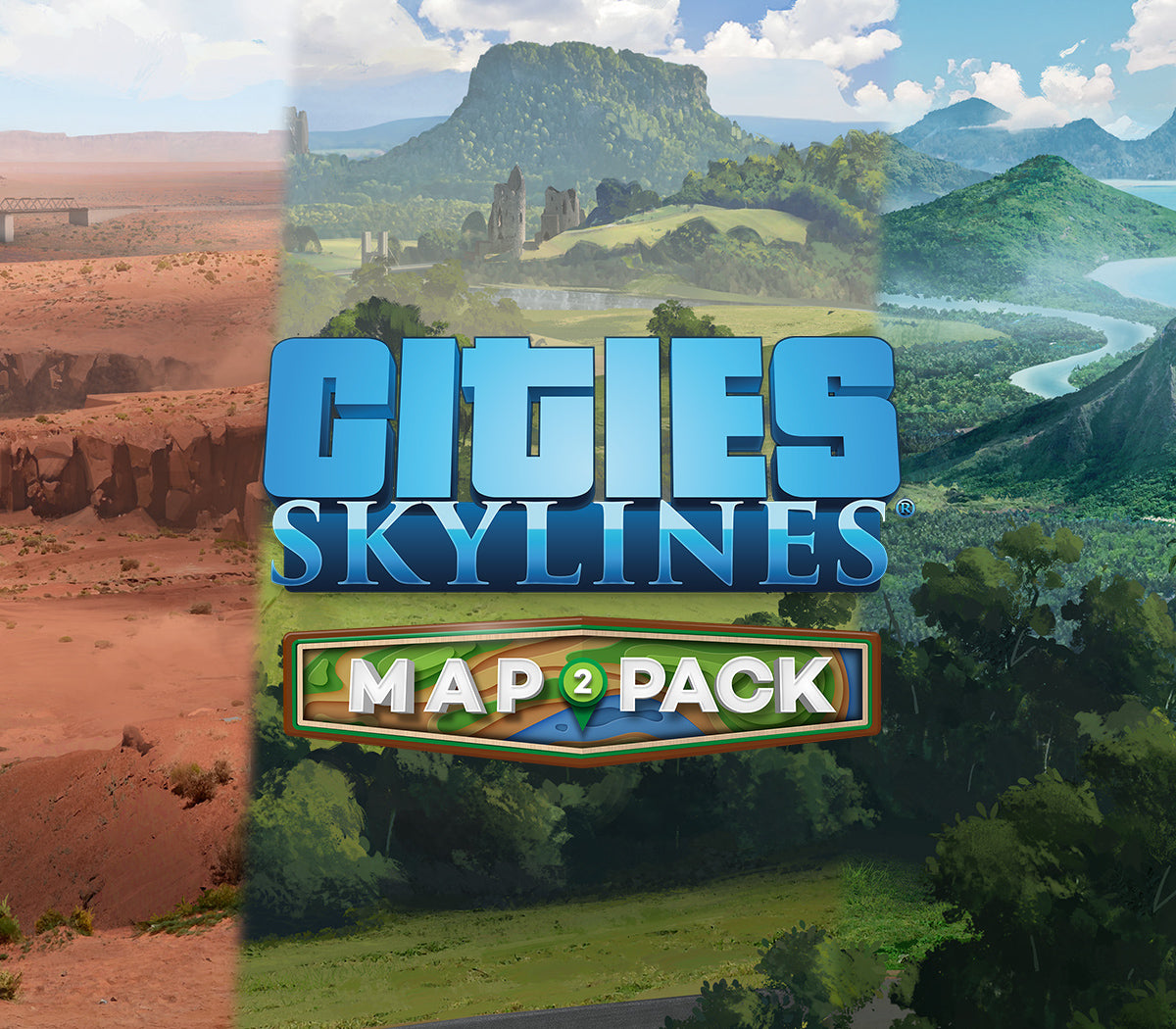 Cities: Skylines - Content Creator Pack: Map Pack 2 DLC