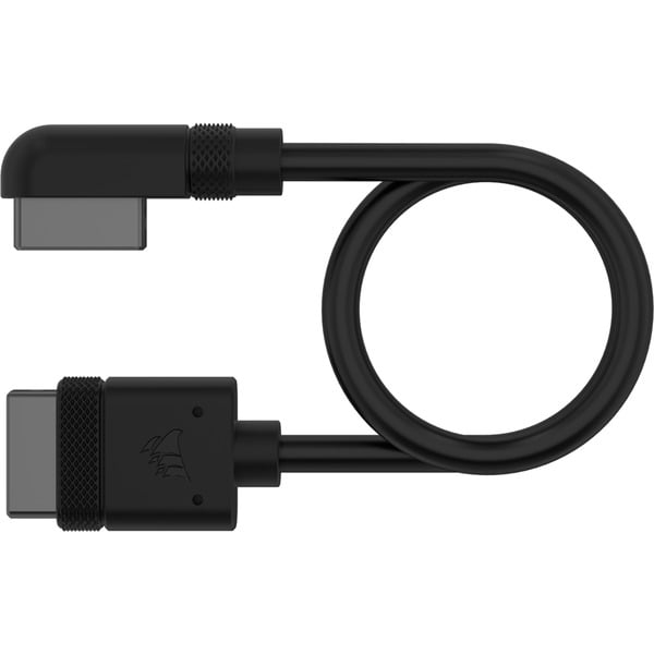 (€ 6,30 / pièces) Corsair iCUE LINK Slim-câble, 200mm, 90° abgewinkelt - Corsair - vue 3