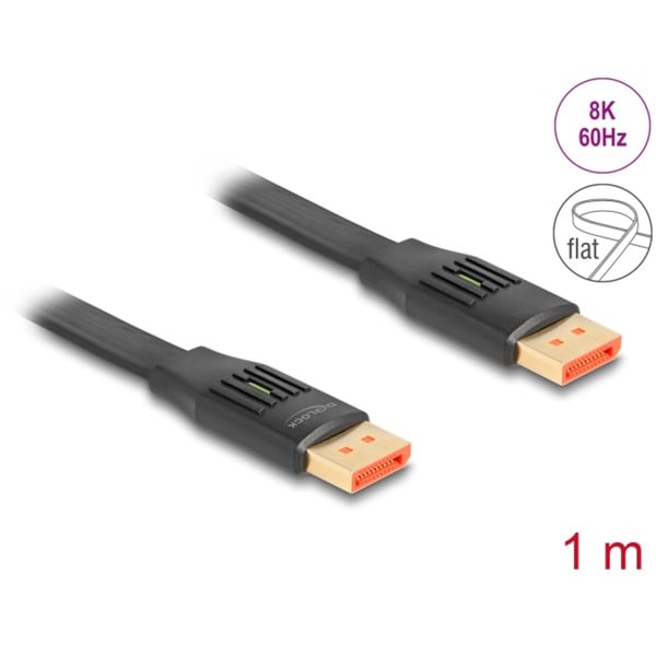 DeLOCK DisplayPort Flachbandkabel 8K 60Hz - DeLOCK - vue 2