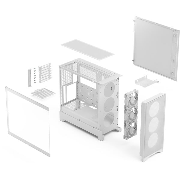 Fractal Design Pop 2 Air White TG RGB, Tower-Gehäuse - Fractal Design - vue 14