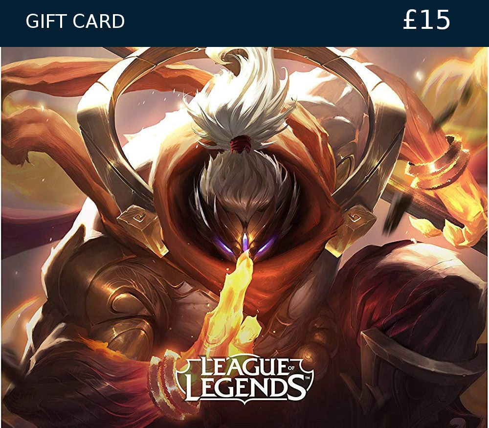 League of Legends 15 GBP Prepaid RP Card
