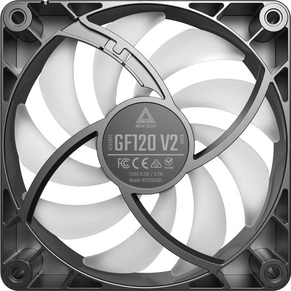 Montech GF120R V2 ARGB, Gehäuselüfter - Montech - vue 7