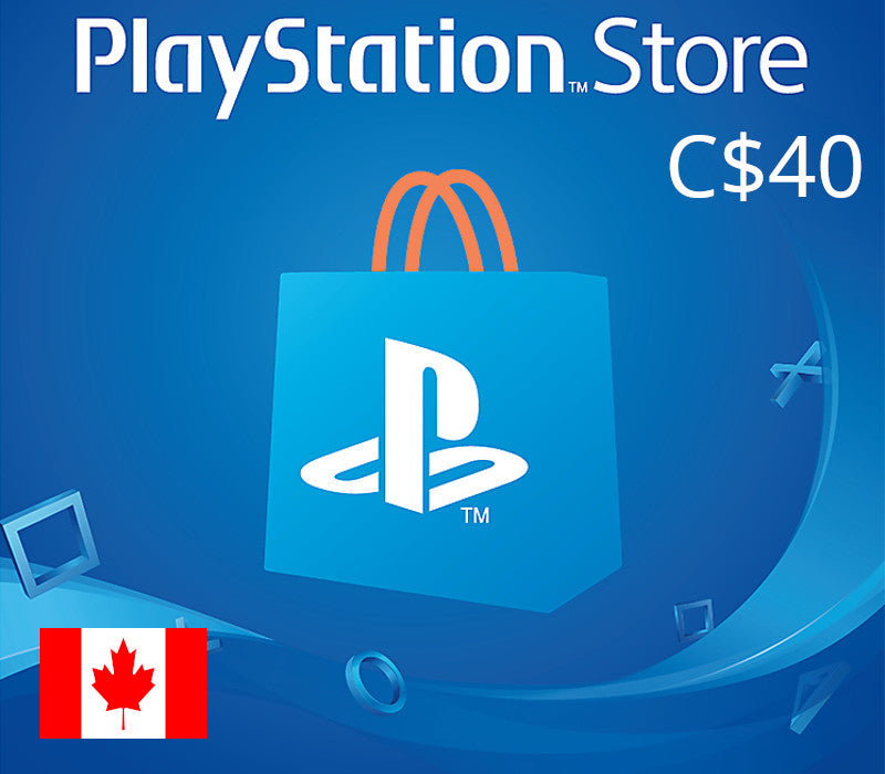 PlayStation Network CAD 40 Gift Card CA
