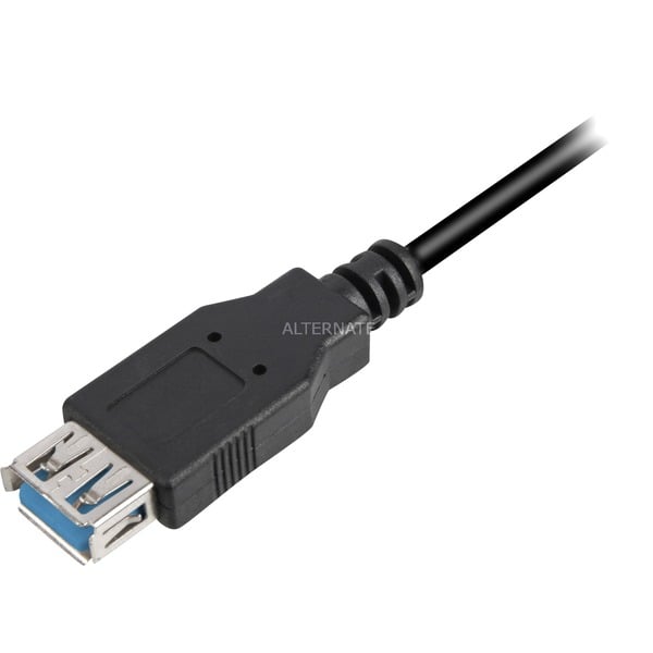 (€ 2,80 / 1 m) Sharkoon USB 3.2 Gen 1 Verlängerungskabel, USB-A Stecker > USB-A Buchse - Sharkoon - vue 3
