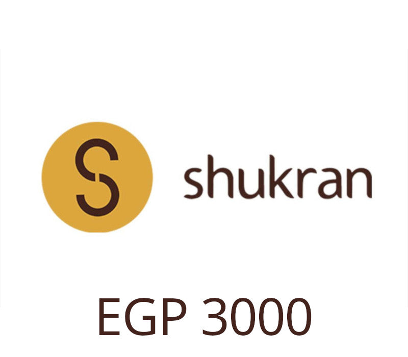 Shukran 3000 EGP Gift Card EG
