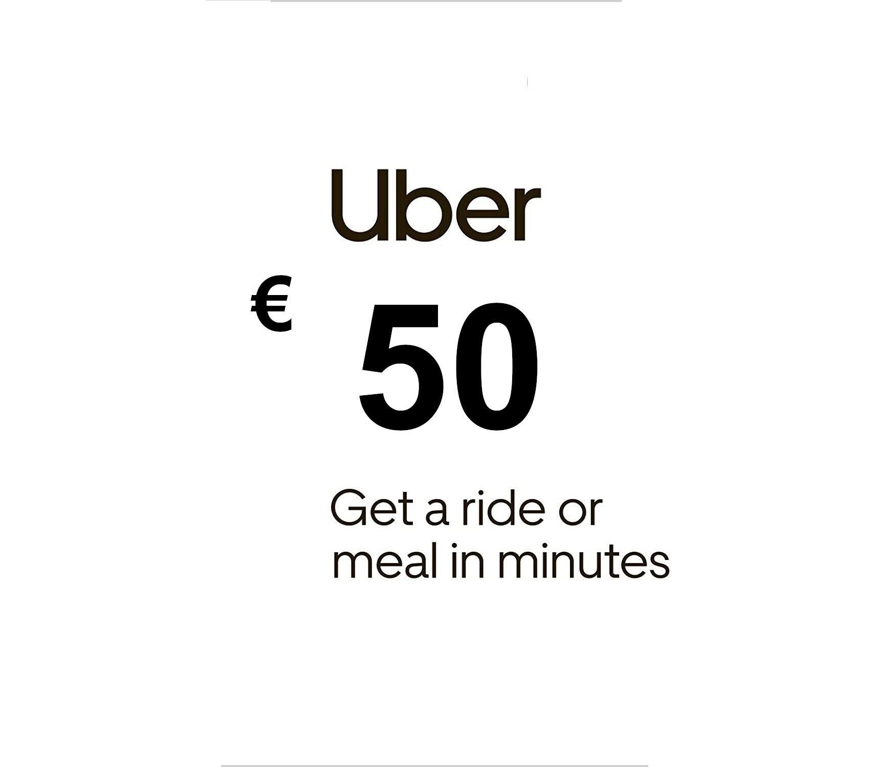 Uber EUR 50 Gift Card FR