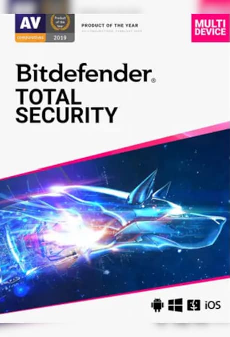 Bitdefender Total Security (5 Devices, 3 Years) - PC, Android, Mac, iOS - Key GLOBAL