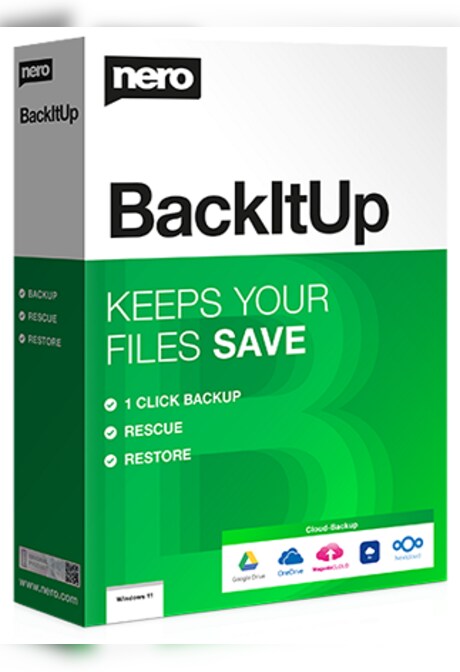 Nero BackItUp 2024 (PC) (1 Device, Lifetime) - Nero Key - GLOBAL