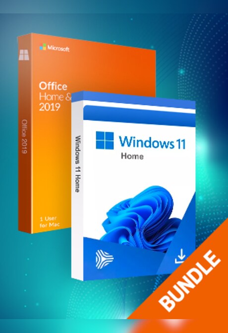 Microsoft Windows 11 Home & Microsoft Office Home & Business 2019 (Mac) bundle - Microsoft Key - GLOBAL