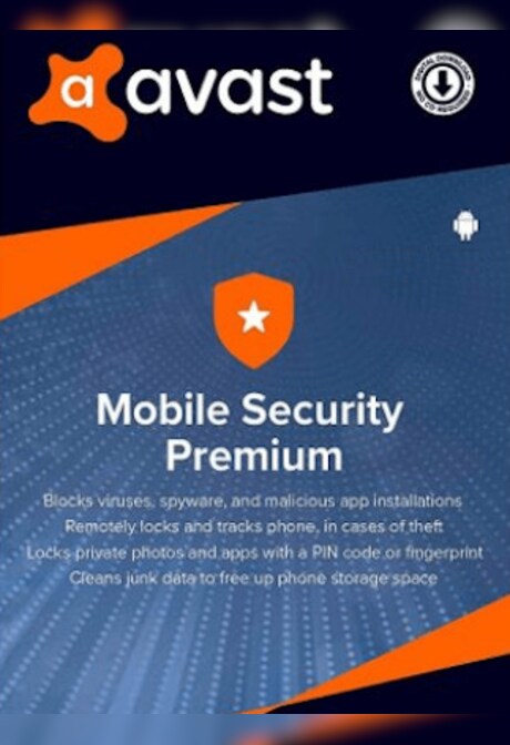 Avast Mobile Security Premium (Android) 1 Device, 3 Years - Avast Key - GLOBAL