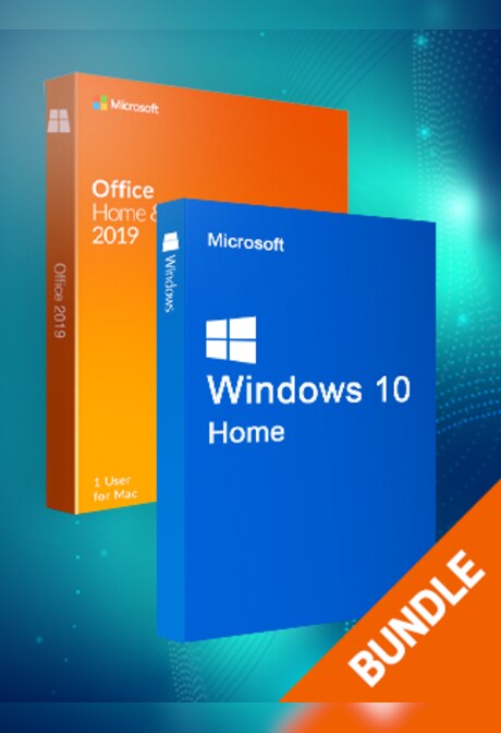Microsoft Windows 10 Home & Microsoft Office Home & Business 2019 (Mac) bundle - Microsoft Key - GLOBAL
