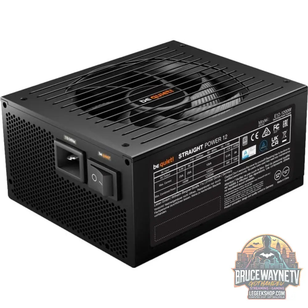 be quiet! Straight Power 12 Platinum 1200W ATX3.1, alimentation PC - vue 3