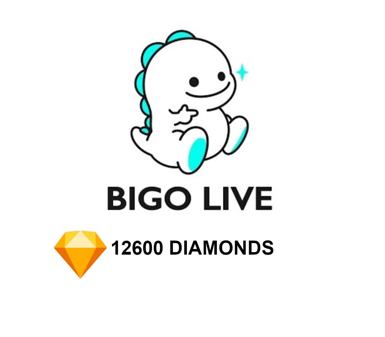 Bigo Live - 12000 + 600 Bonus Diamonds