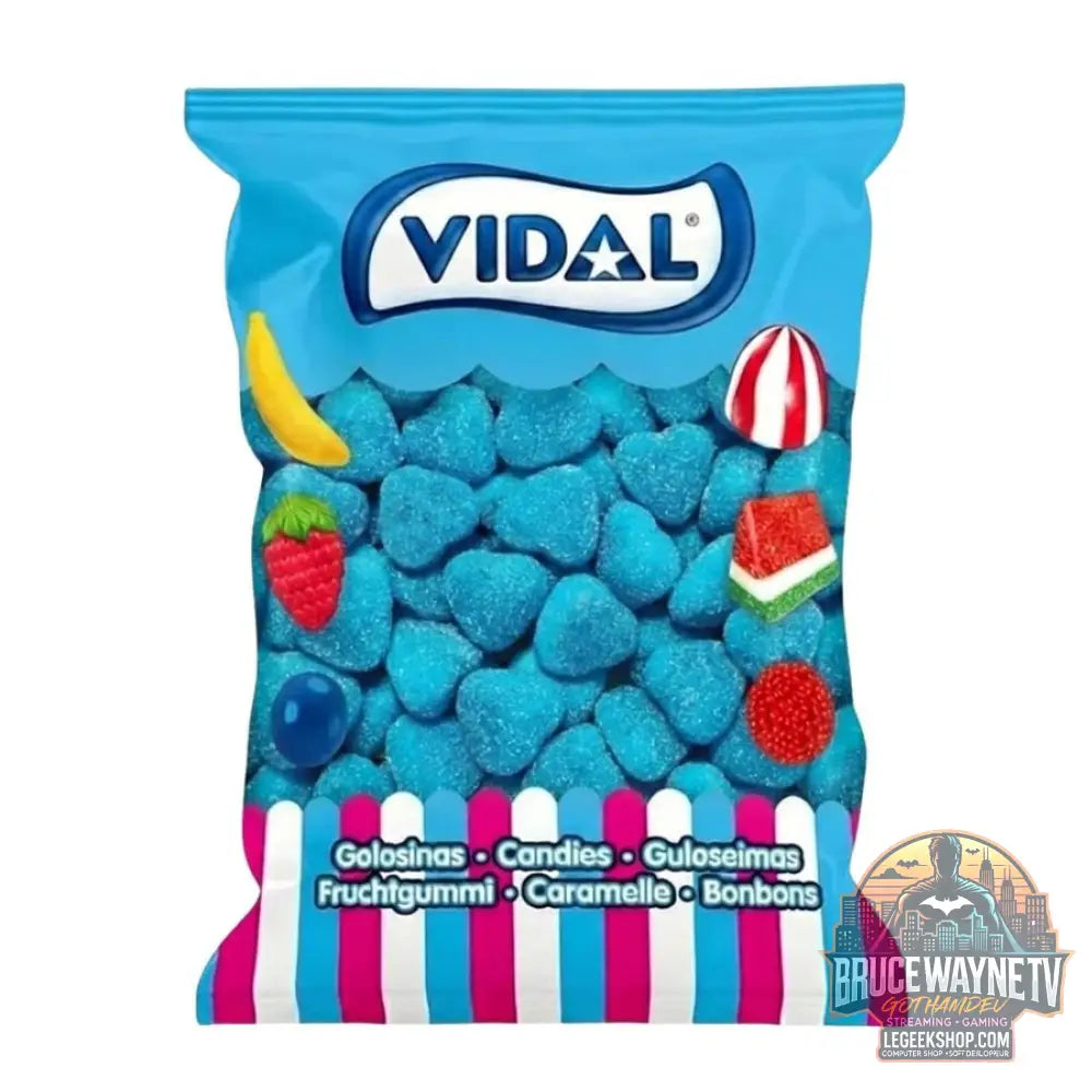 Blue Hearts bonbons gélifiés (Paquet de 1kg) - Snacks & boissons importés