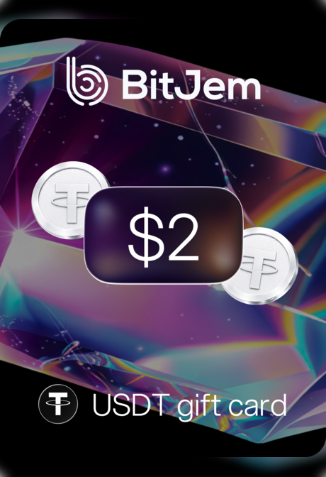 BitJem Crypto Gift Card USDT 2 USD - BitJem Key