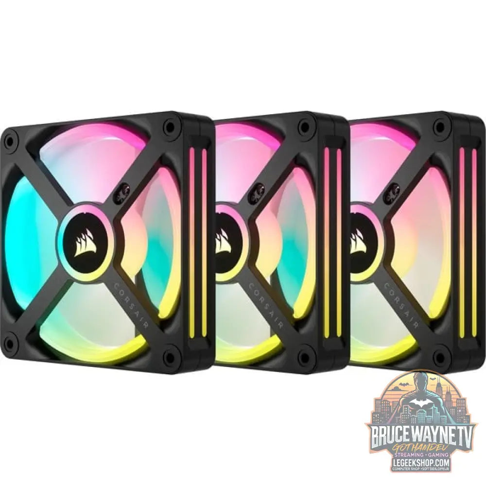 Corsair iCUE LINK QX120 RGB 120-mm-PWM-Lüfter, Gehäuselüfter - Corsair - vue 11