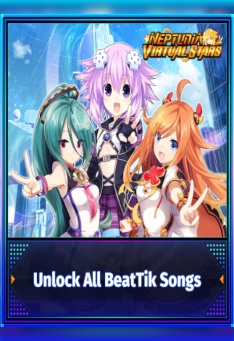 Neptunia Virtual Stars - Unlock All BeatTik Songs (PC) - Steam Key - GLOBAL