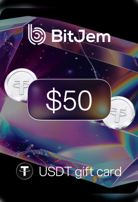 BitJem Crypto Gift Card USDT 50 USD - BitJem Key