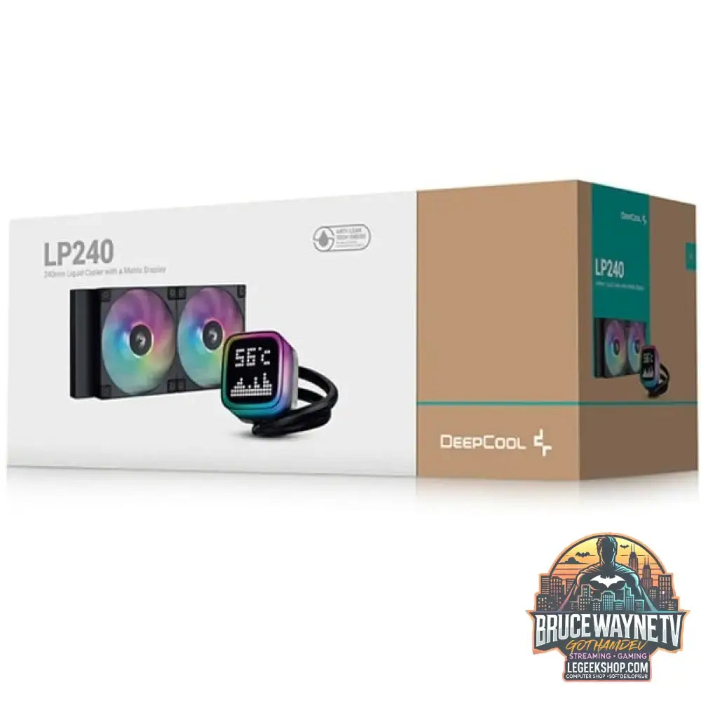 DeepCool LP240 240mm, Wasserkühlung schwarz - DeepCool - vue 6