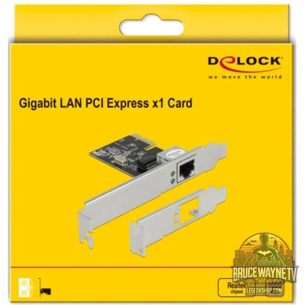 DeLOCK PCI Express x1 Karte 1 x RJ45 Gigabit LAN RTL8111, adaptateur réseau - DeLOCK - vue 5