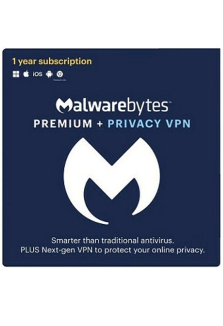 Malwarebytes + Privacy VPN (PC) 4 Devices, 1 Year - Malwarebytes Anti Malware Key - GLOBAL