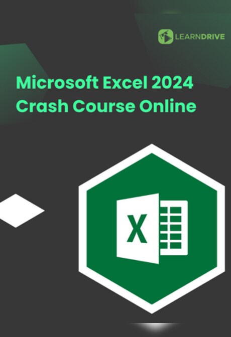 Microsoft Excel 2024 Crash Course Online - LearnDrive Key - GLOBAL